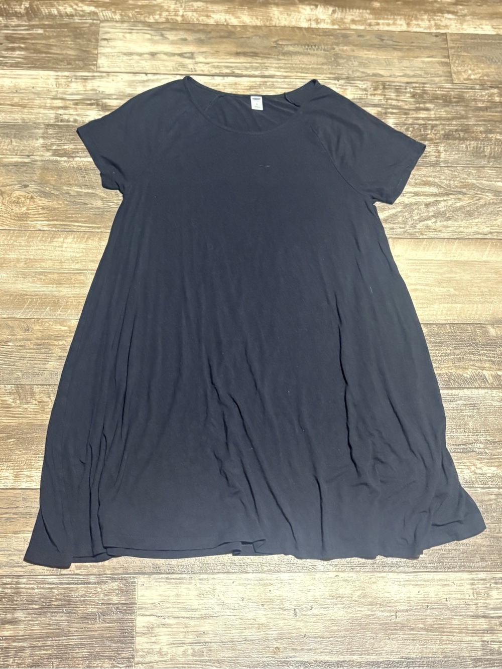Old Navy Black Short Sleeve A-Line Tunic